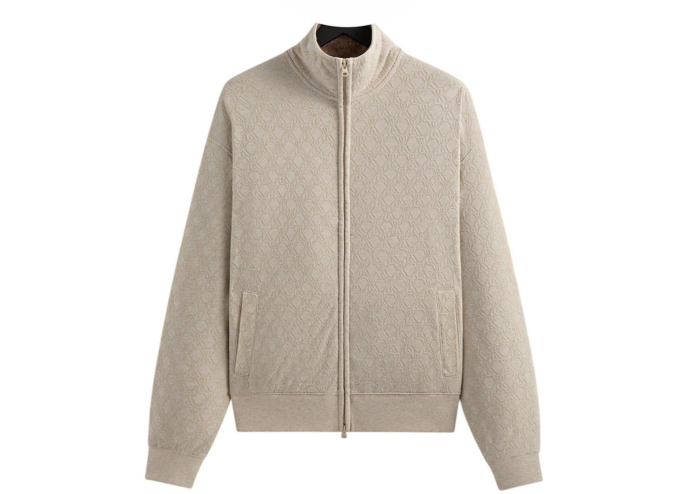 Kith Bonded Fleece Wyona Full Zip Sandy Heather