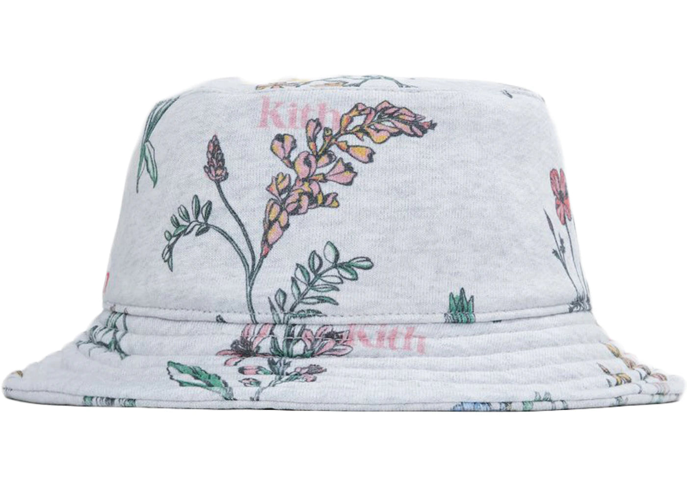 Kith Botanical Floral Bucket Hat Light Heather Grey