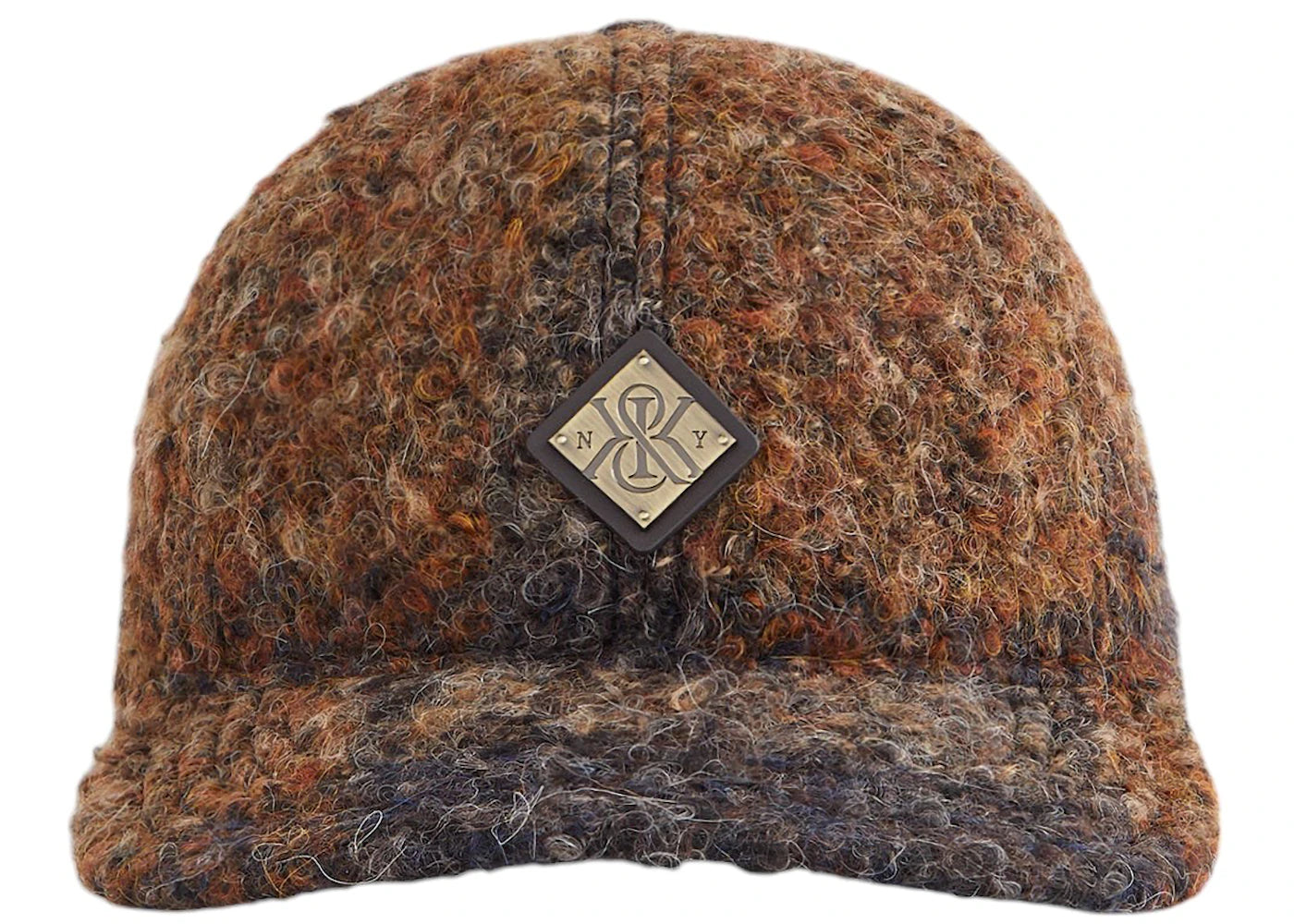 Kith Boucle Check Suede Brim Aaron Cap Kindling