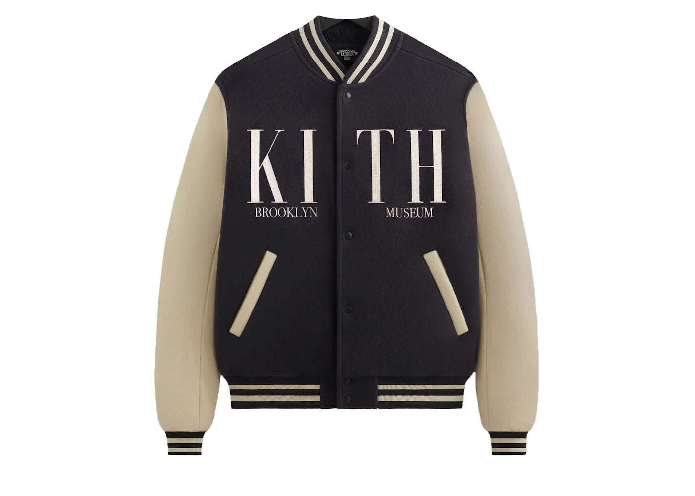 Kith Brooklyn Museum Wool Varsity Jacket Ink