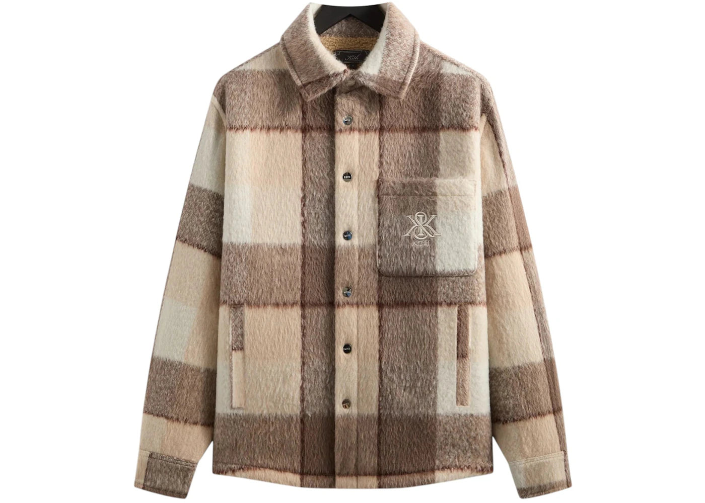 Kith Brushed Plaid Sheridan Shirt Jacket Canvas