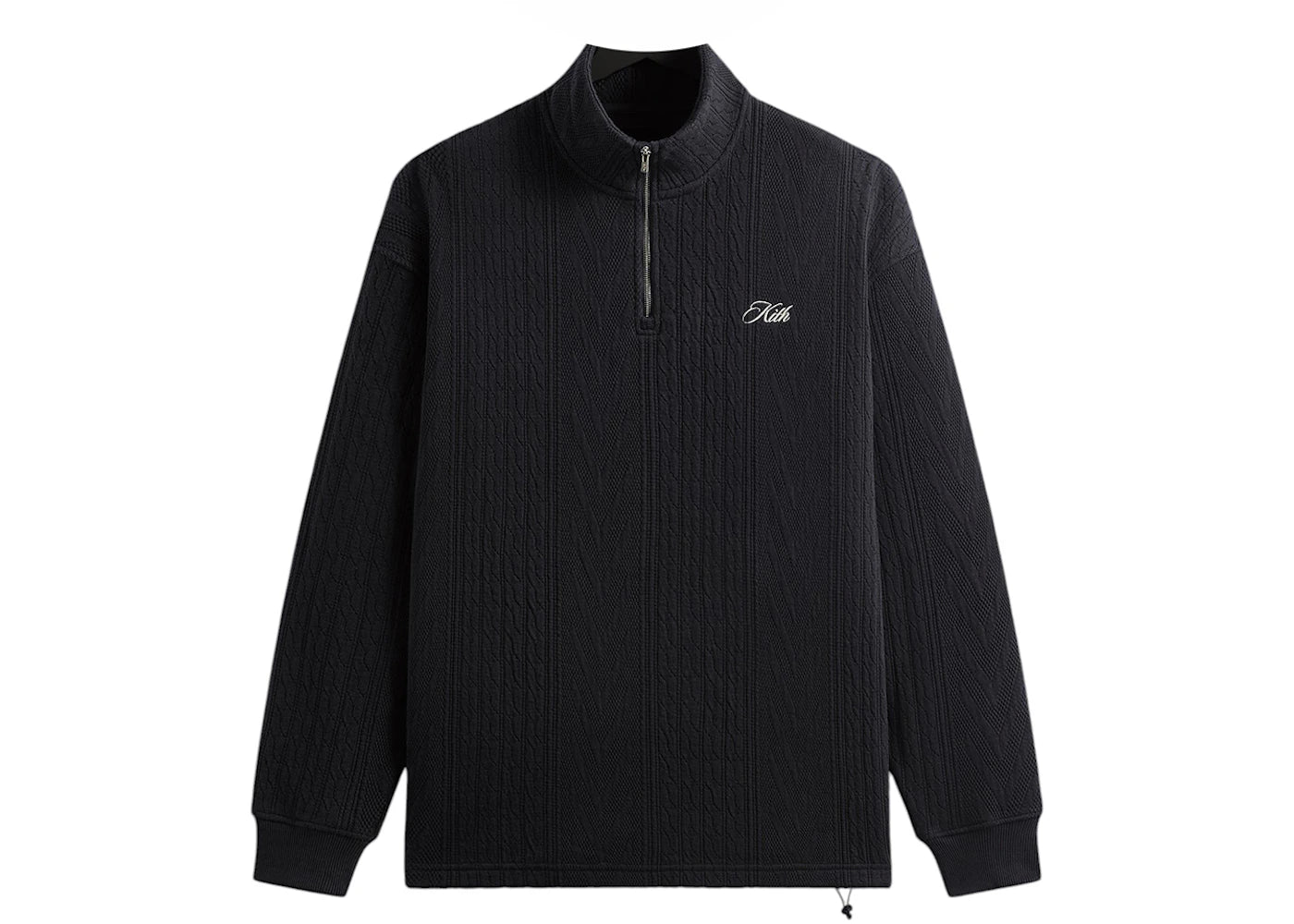 Kith Cable Fleece Quarter Zip Admiral