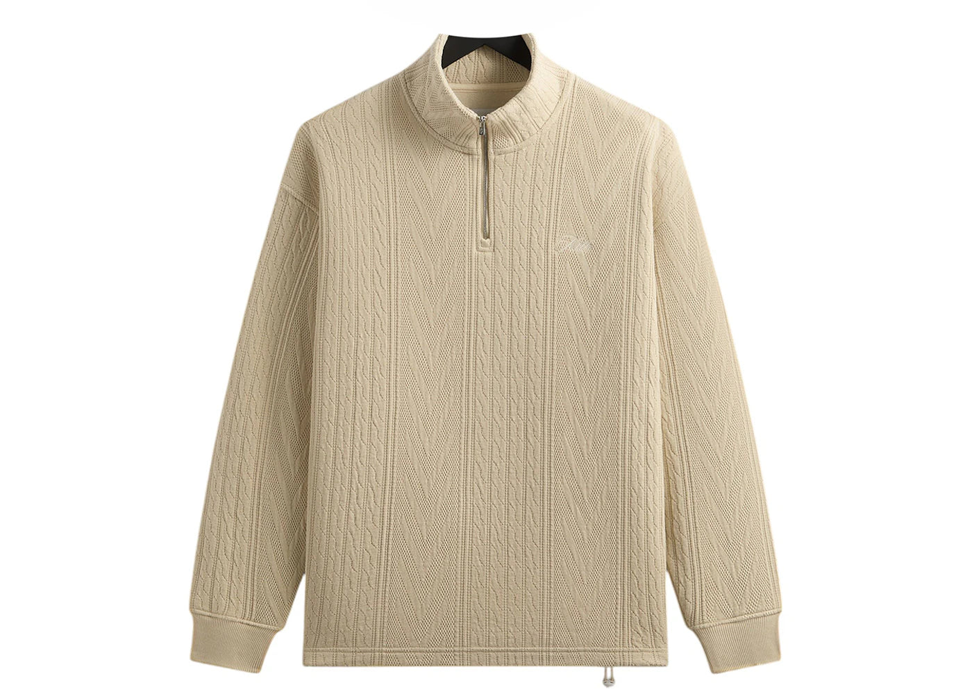 Kith Cable Fleece Quarter Zip Arete