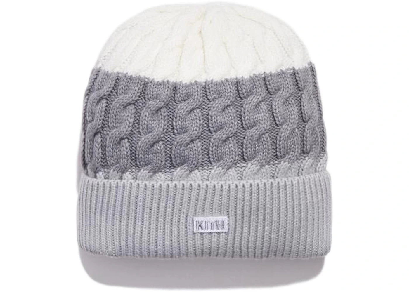 Kith Cable Knit Beanie White/Multi