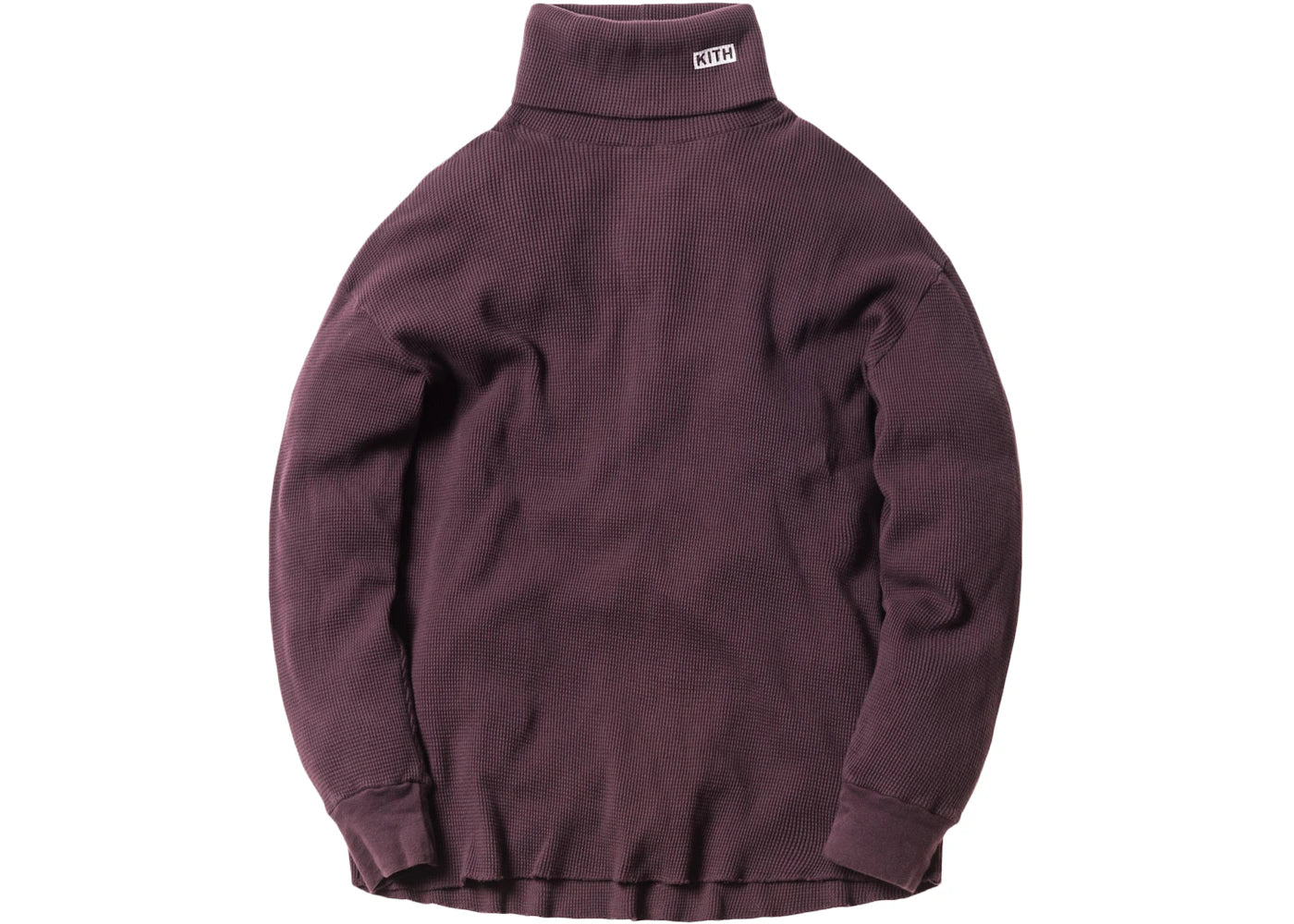 Kith Calux Waffle Turtleneck Mauve