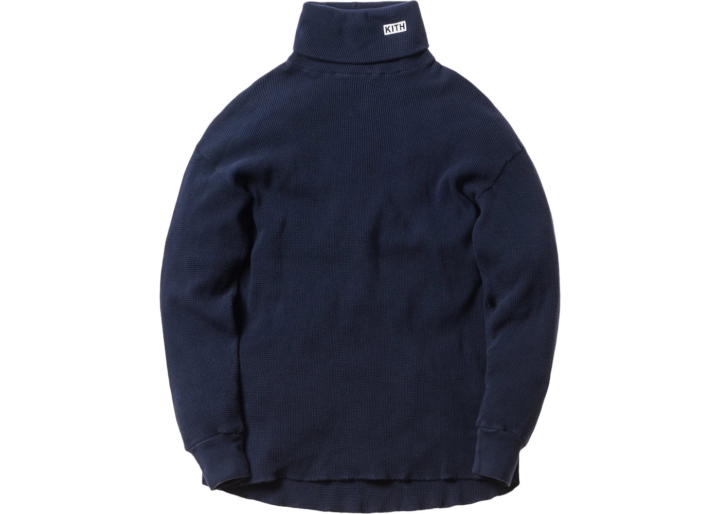 Kith Calux Waffle Turtleneck Navy