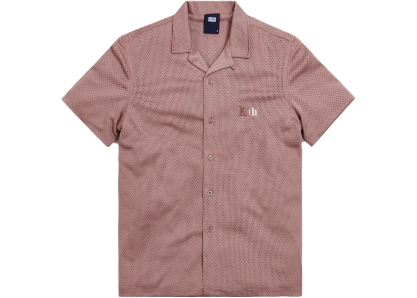 Kith Camp Collar Double Mesh Shirt Antler