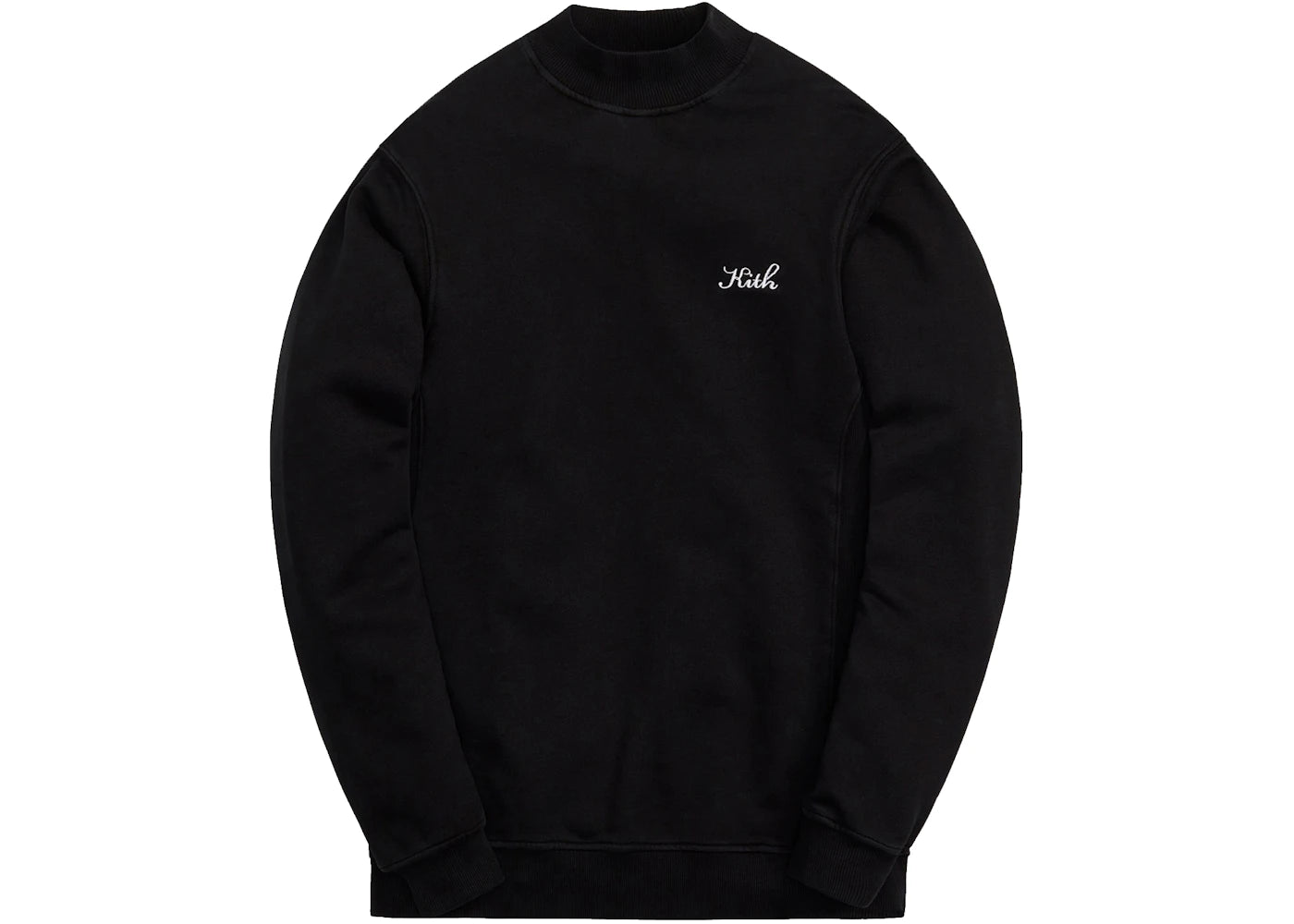 Kith Carlisle Mockneck Sweatshirt Black