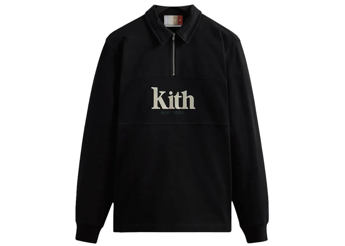 Kith Carnegie Long Sleeve Rugby Black