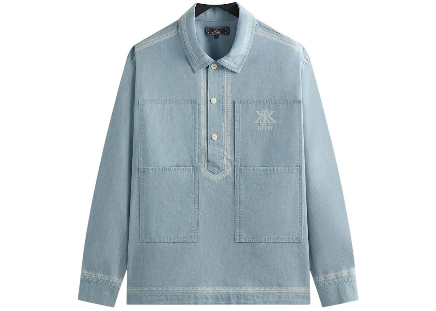 Kith Chambray Paterson Shirt Light Indigo