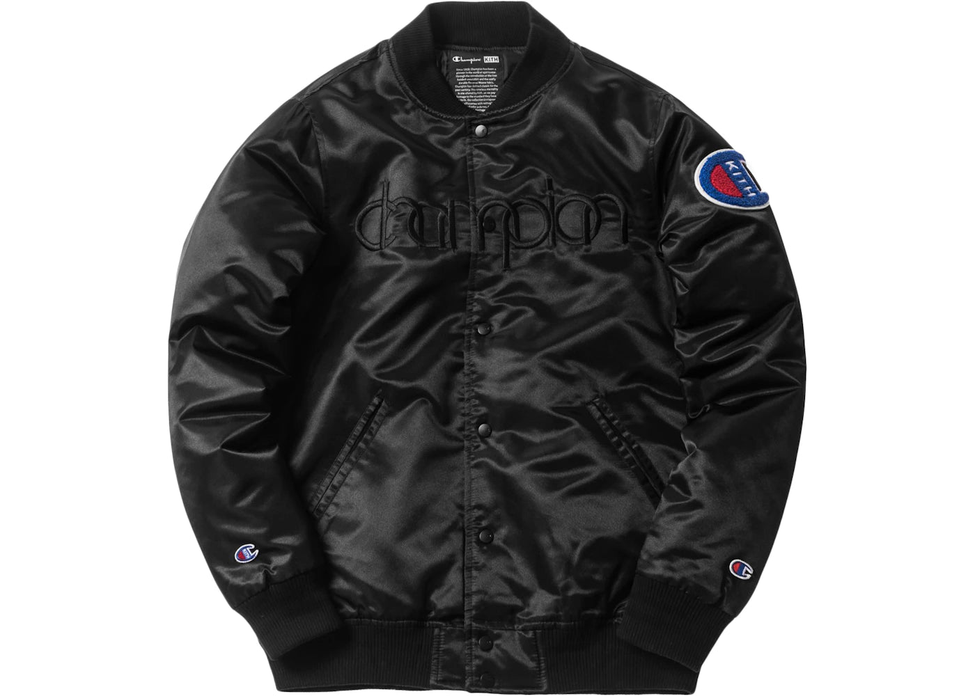 Kith Champion Baseball Jacket Black