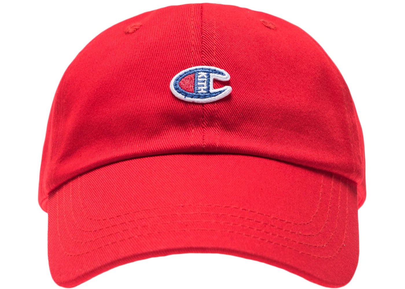 Kith Champion C Patch Hat Red