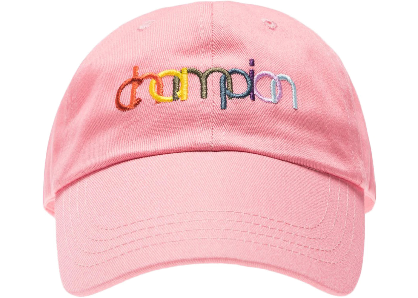 Kith Champion Double Logo Hat Pink