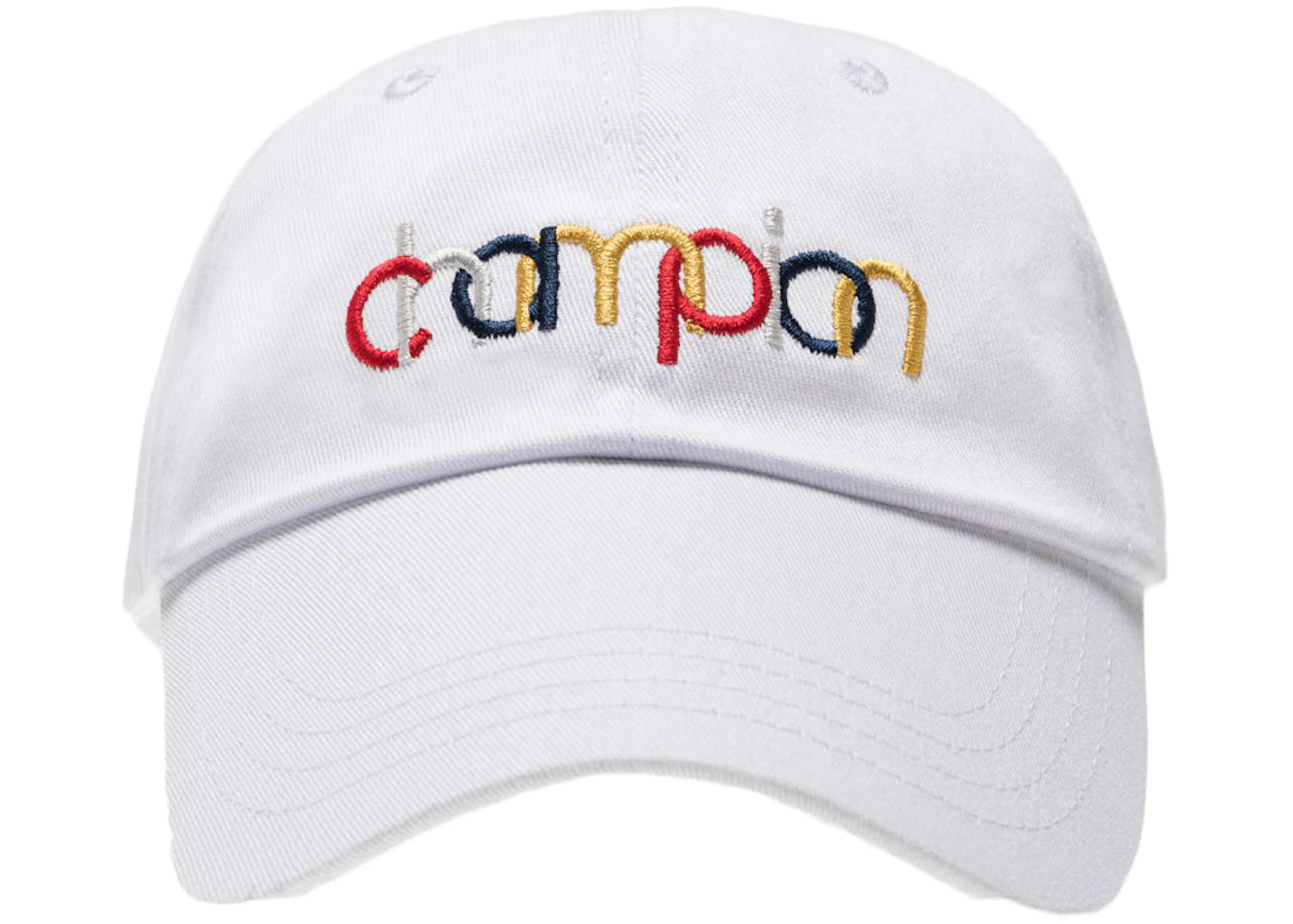 Kith Champion Double Logo Hat White