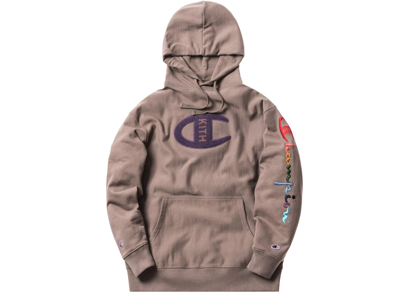 Kith Champion Logo Hoodie Cinder