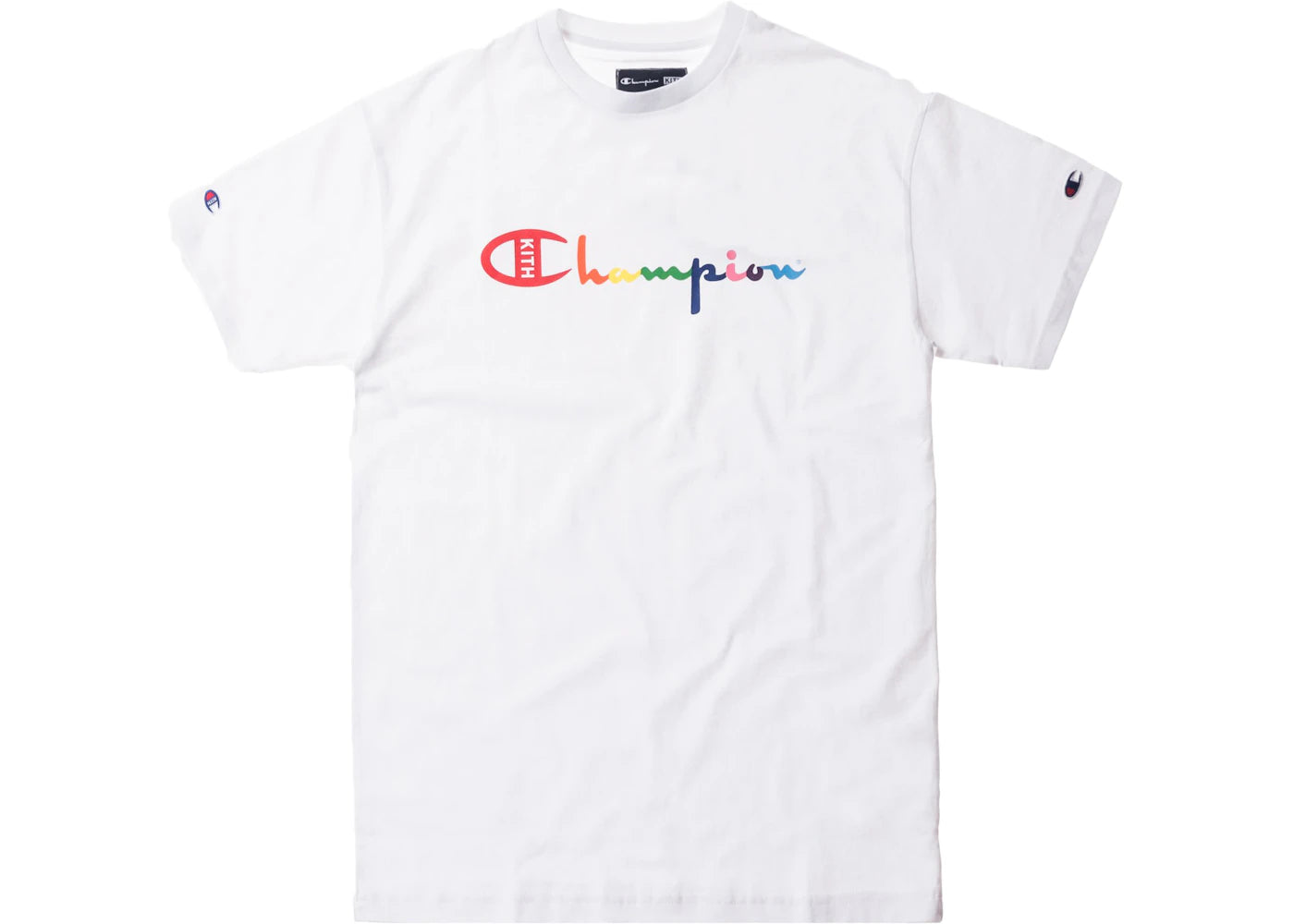 Kith Champion Script Logo Tee White