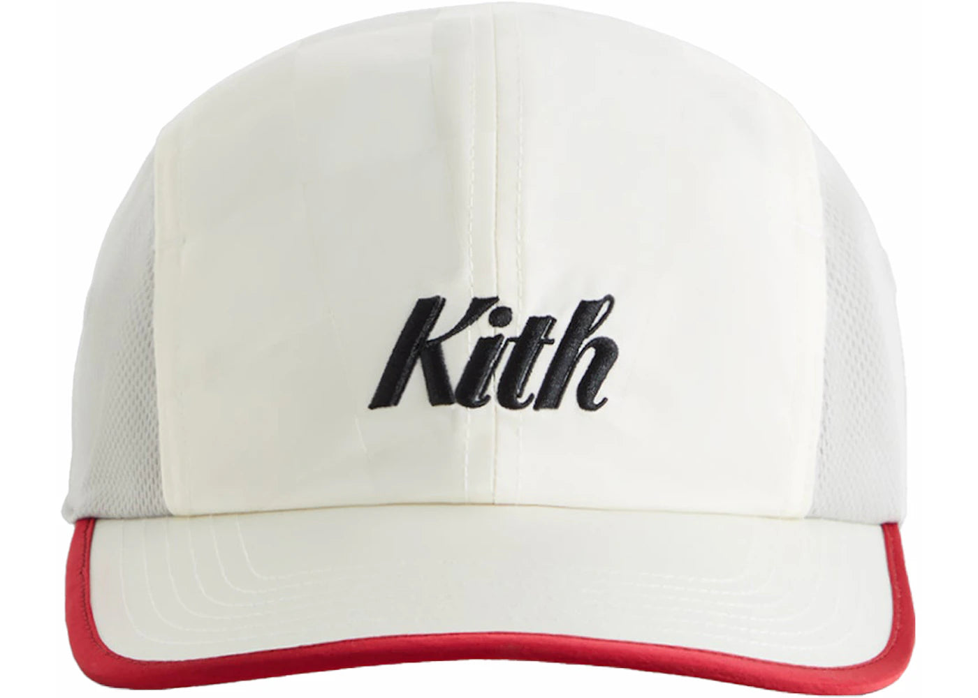 Kith Checkered Satin Griffey Camper Hat Sandrift