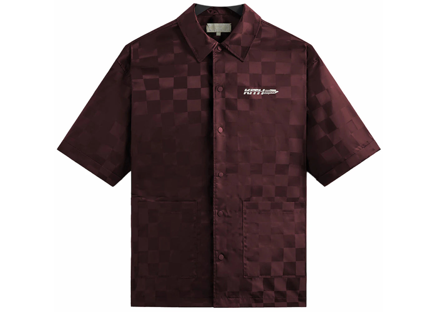 Kith Checkered Satin Reade Shirt Rave