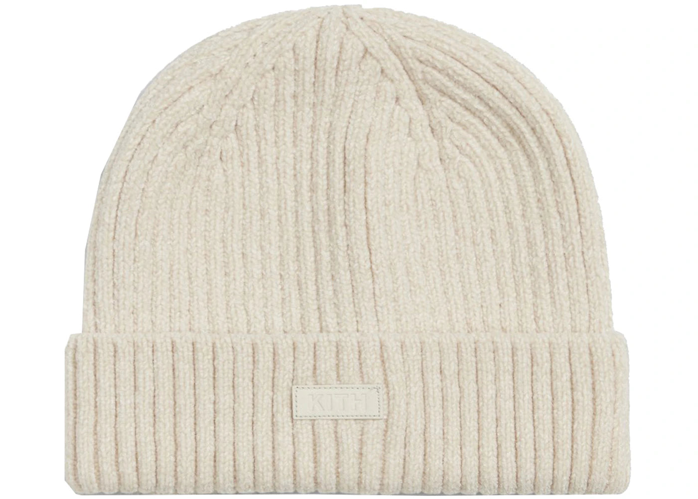 Kith Chenille Beanie White