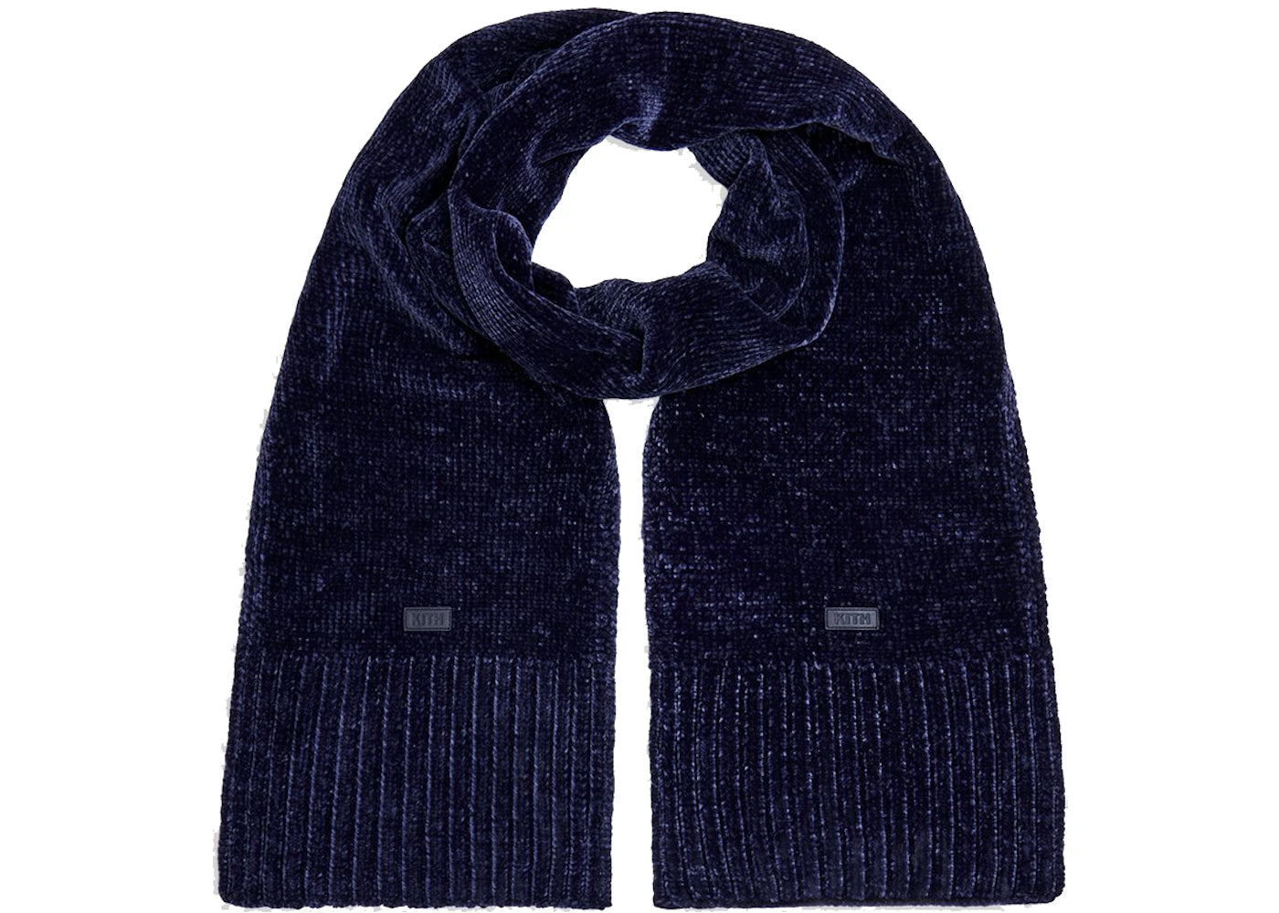 Kith Chenille Scarf Navy