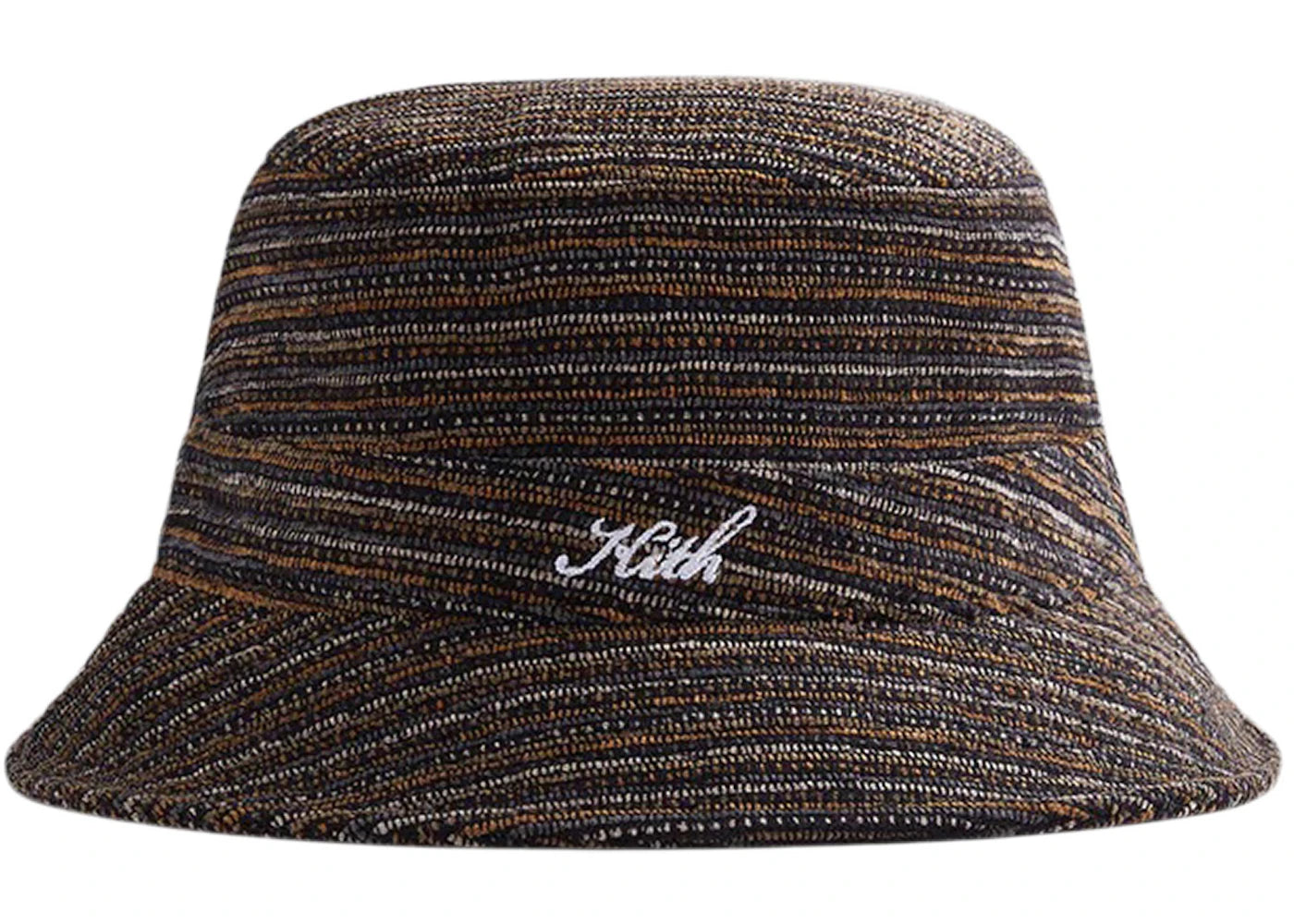 Kith Chenille Stripe Script Bucket Hat Ink