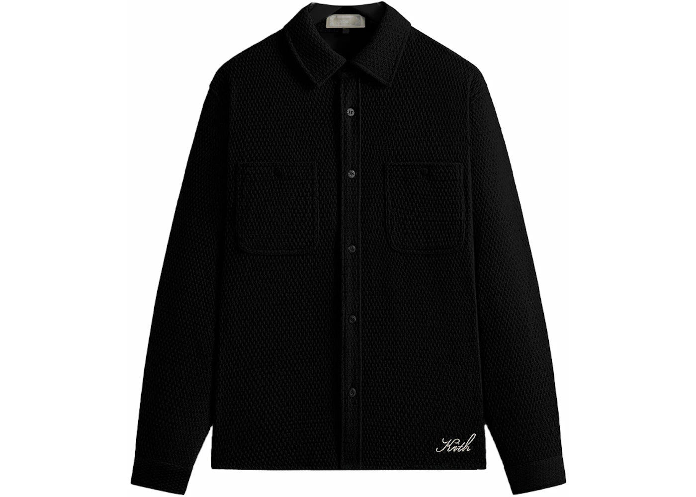 Kith Chenille Tweed Apollo Shirt Black