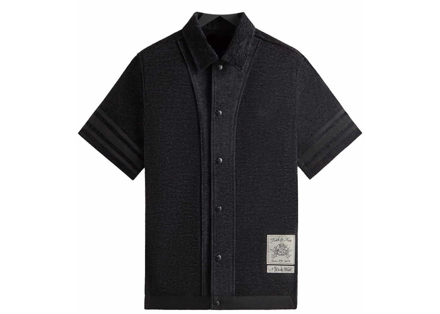 Kith Chenille Woodpoint Shirt Black