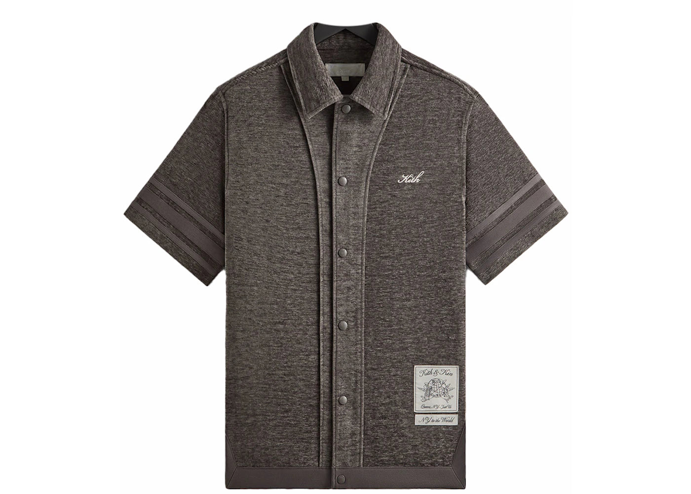 Kith Chenille Woodpoint Shirt Somber