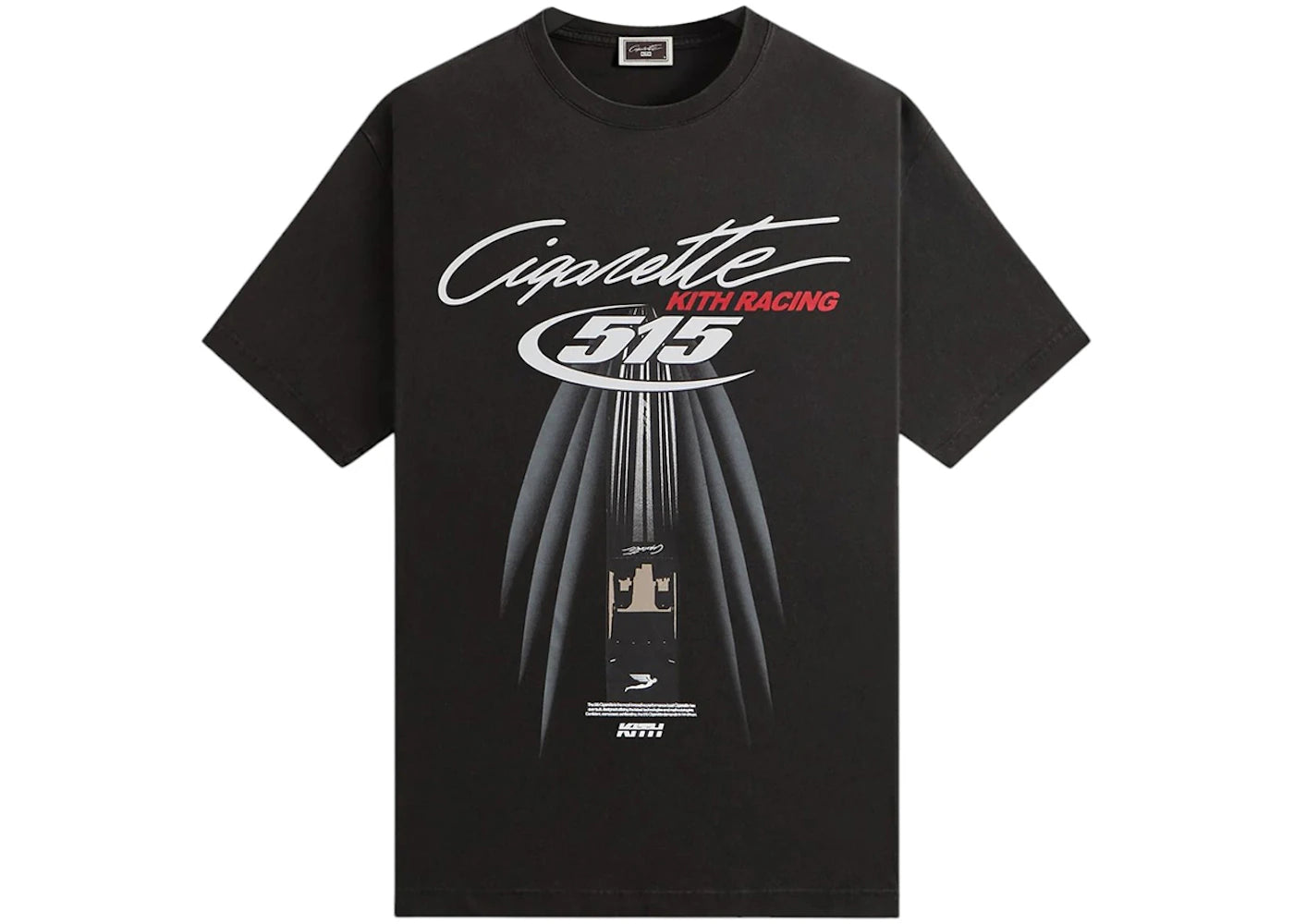 Kith Cigarette Racing 515 Vintage Tee Black – Side Kicks