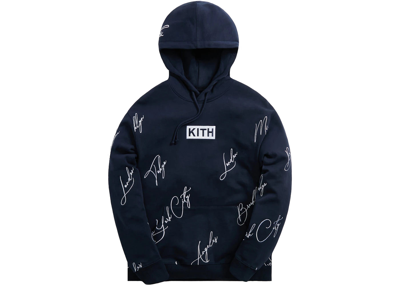 Kith City Script Hoodie Nocturnal