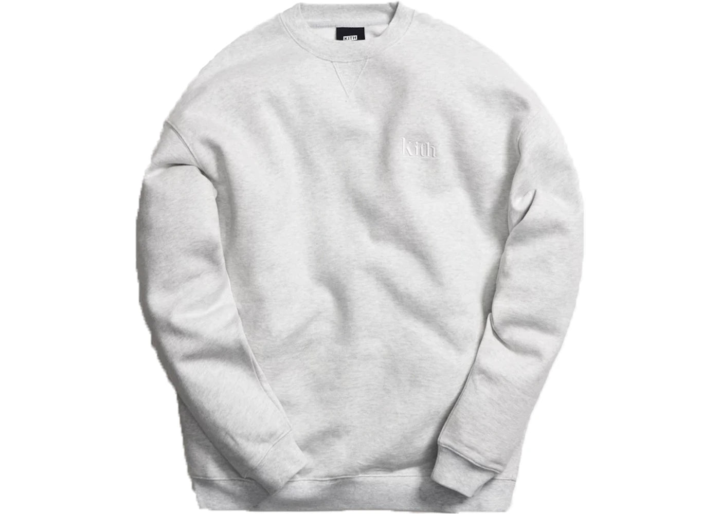 Kith Classic Crewneck Light Heather Grey