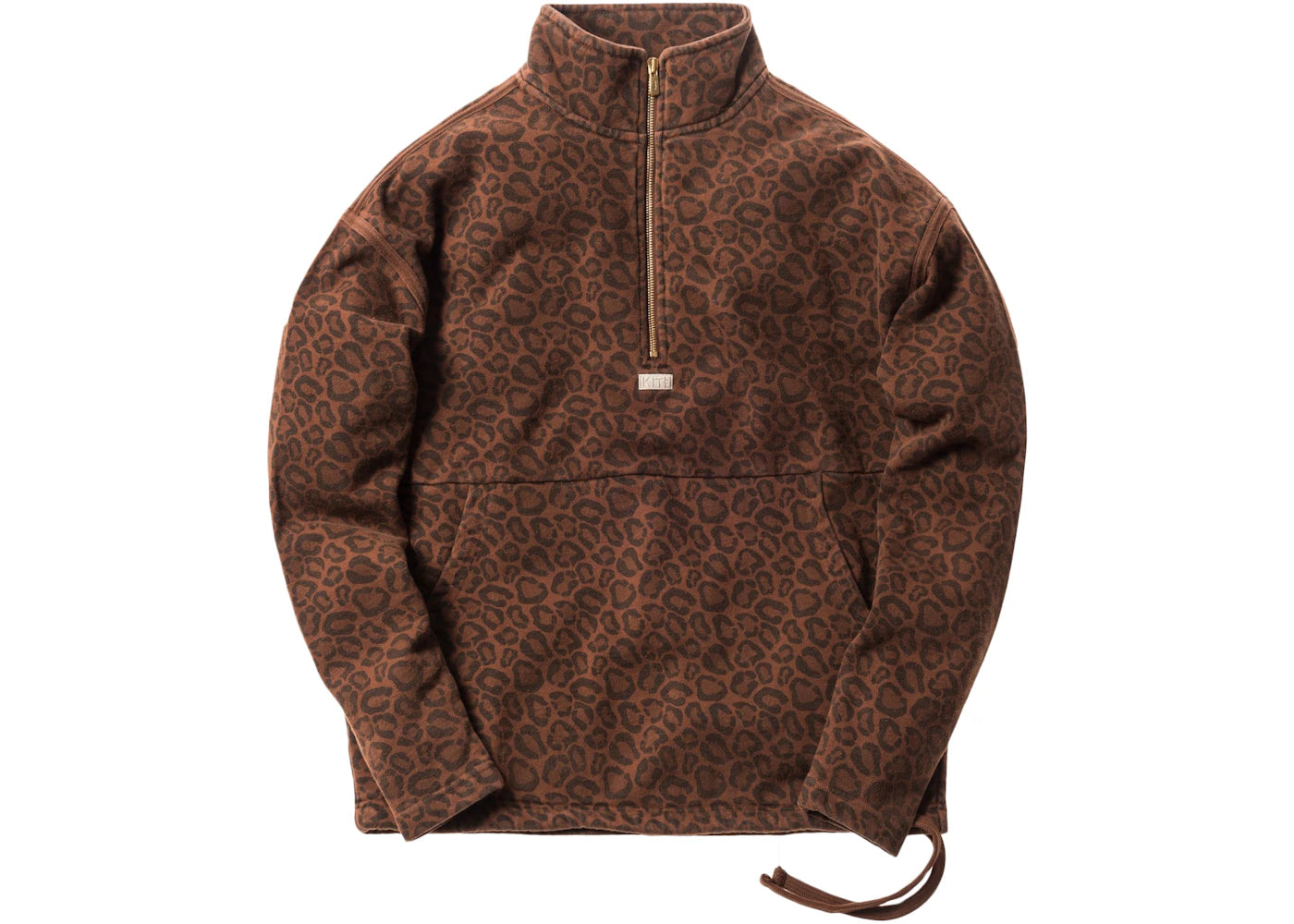 Kith Classic Half Zip Pullover Cheetah