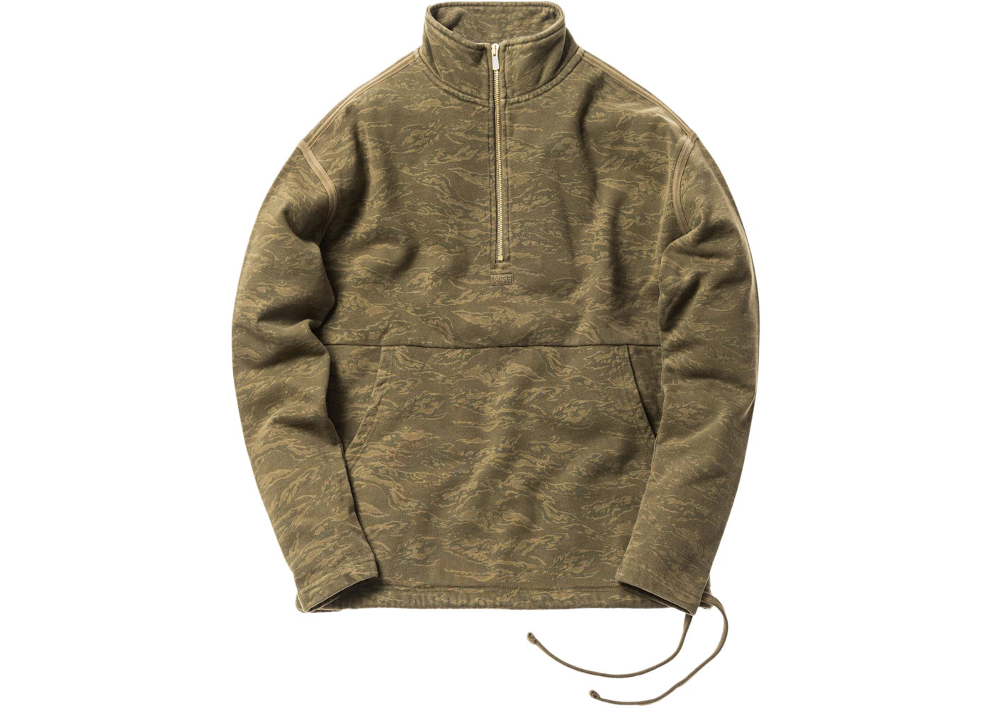 Kith Classic Half Zip Pullover Tiger Camo