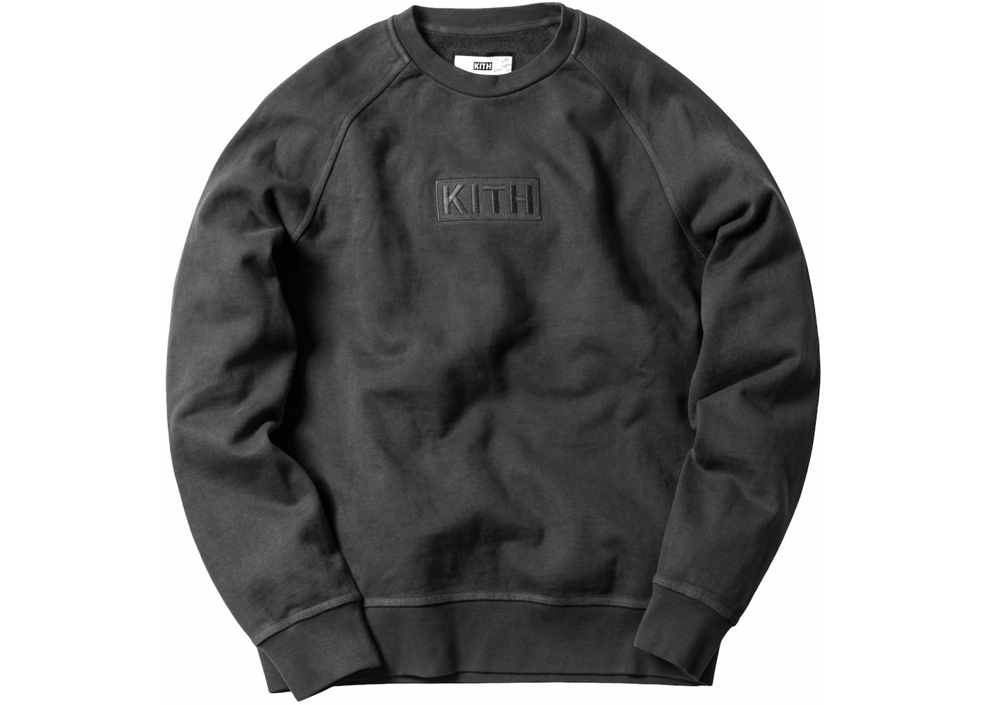 Kith Classic Logo Crewneck Battleship Grey