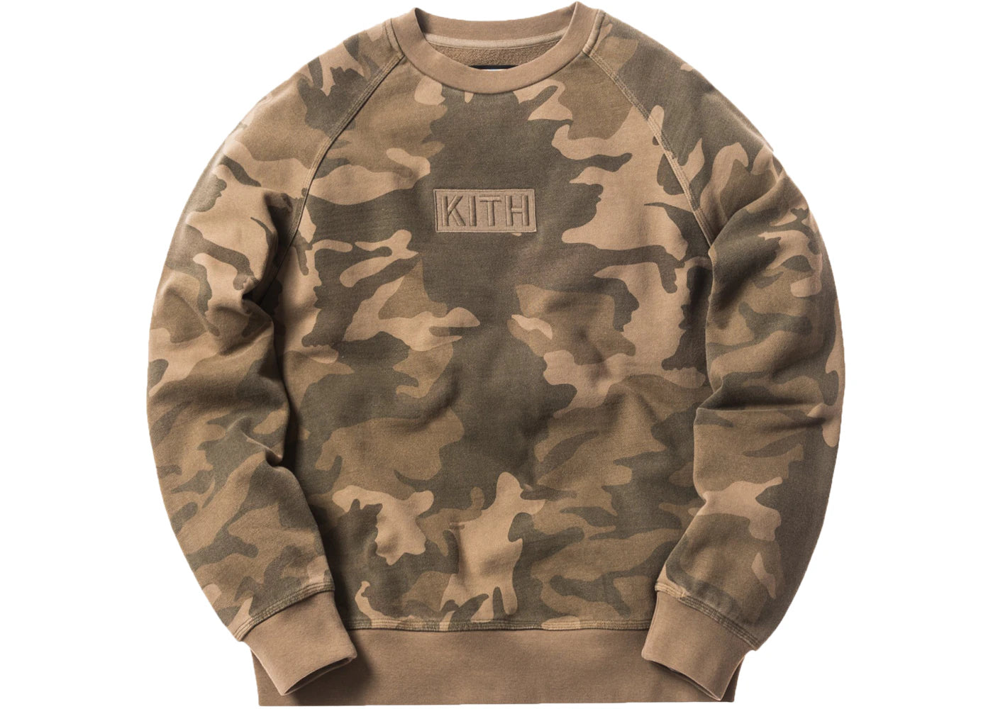 Kith Classic Logo Crewneck Woodland Camo