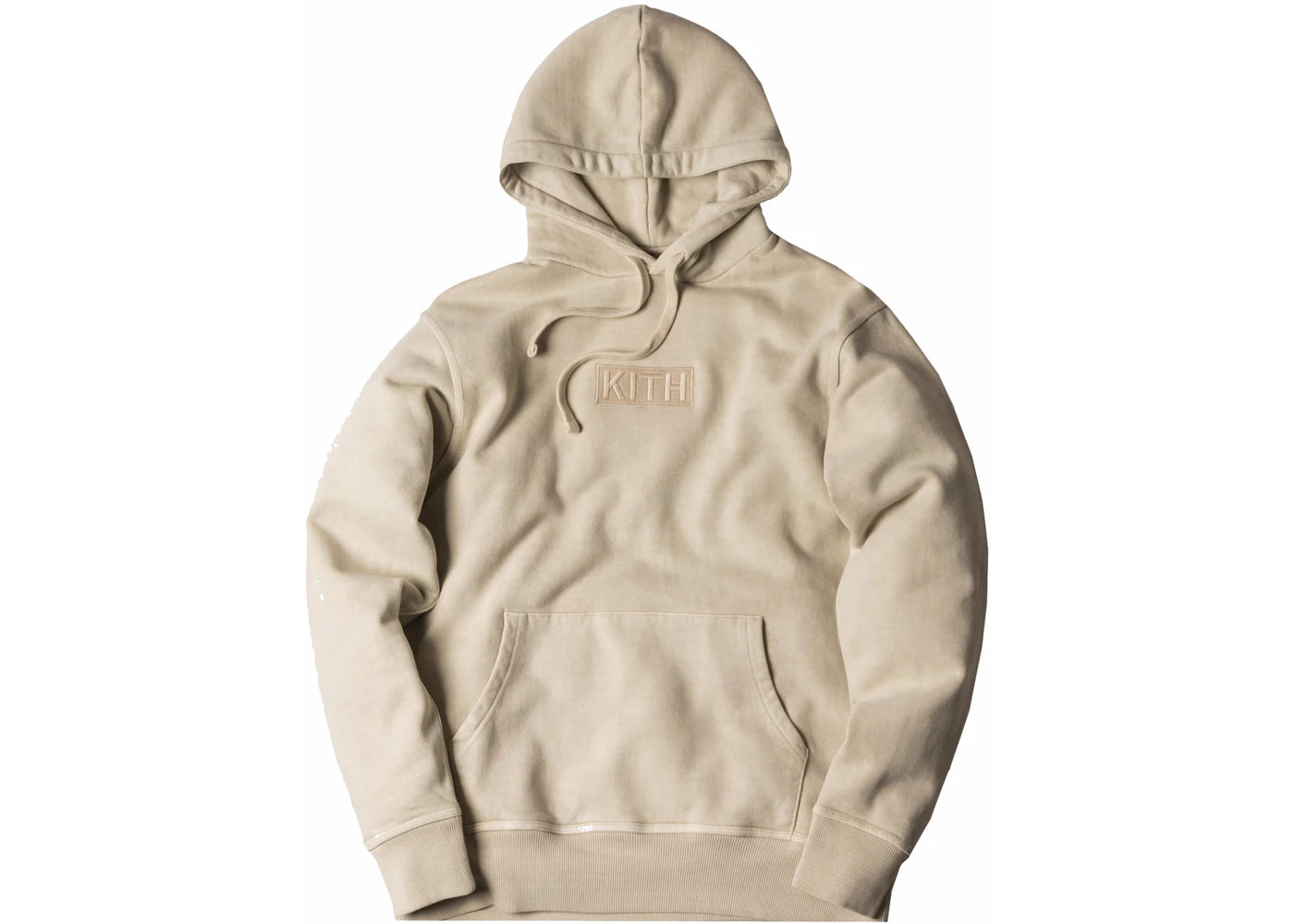 Kith Classic Logo Hoodie Sand