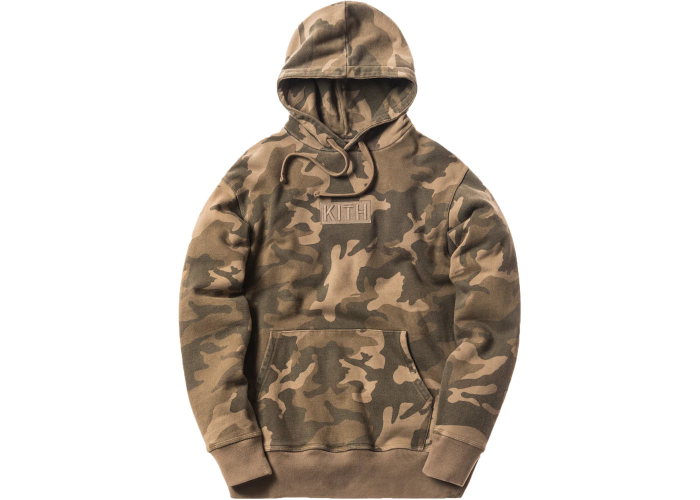 Kith Classic Logo Hoodie Woodland Camo