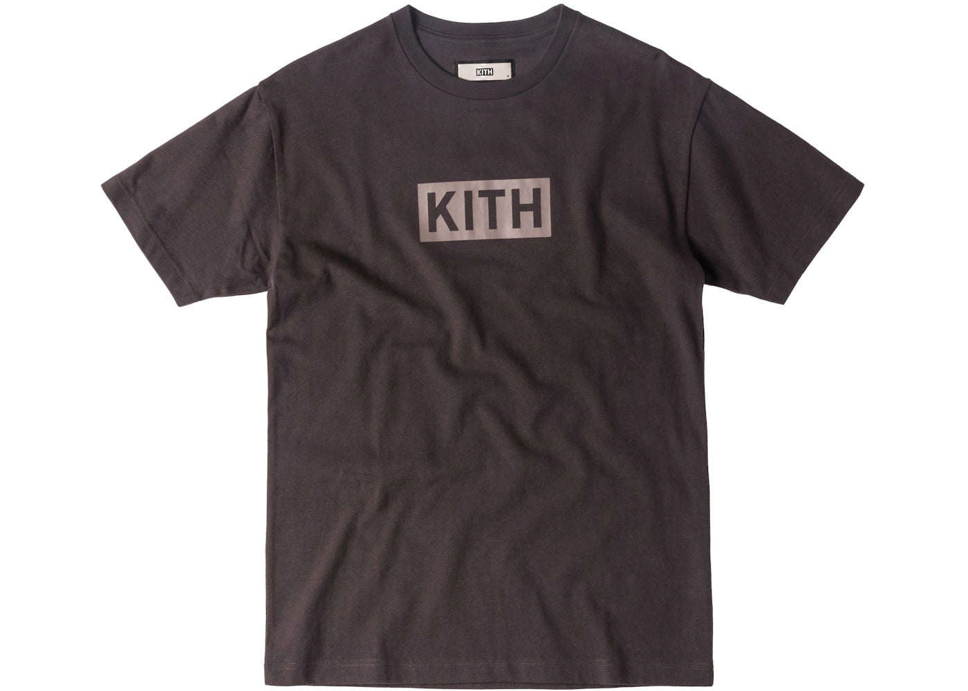 Kith Classic Logo Tee Battleship Grey