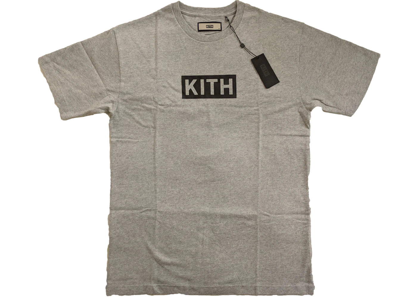 Kith Classic Logo Tee Heather Grey/Black