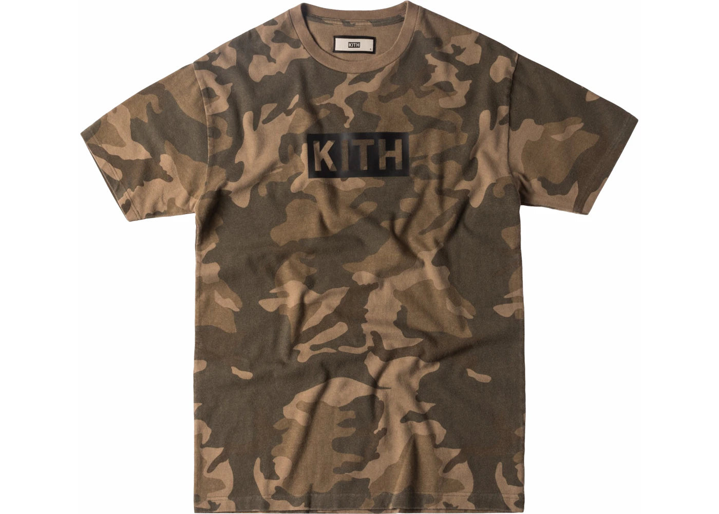 Kith Classic Logo Tee Woodland Camo