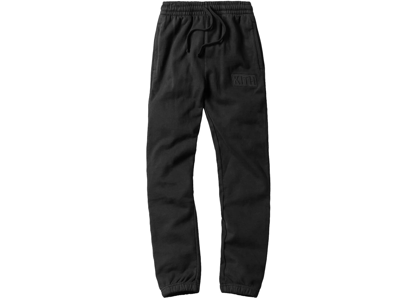 Kith Classic Logo Williams Sweatpants Triple Black