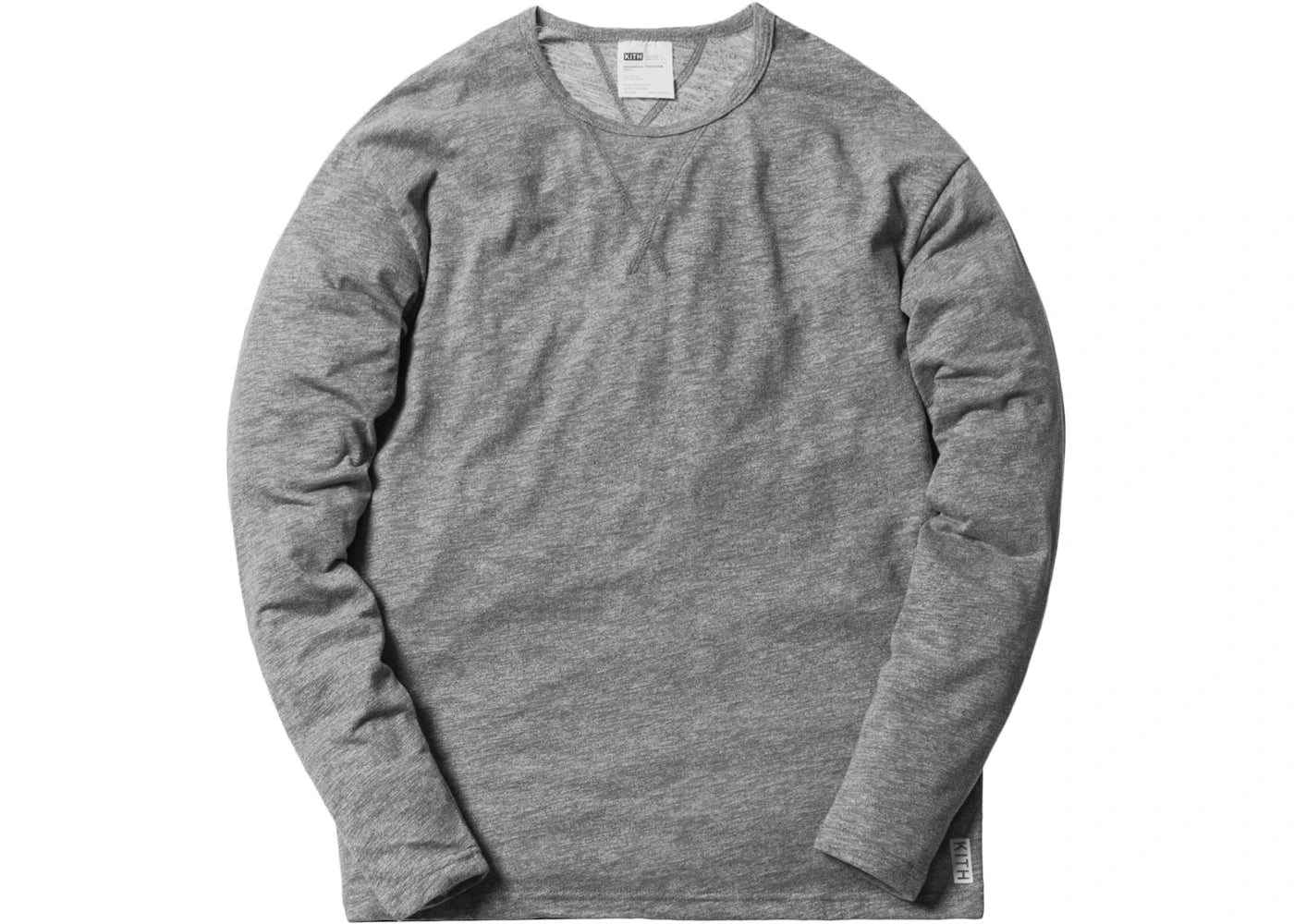 Kith Classics Laguardia L/S Tee Heather Grey