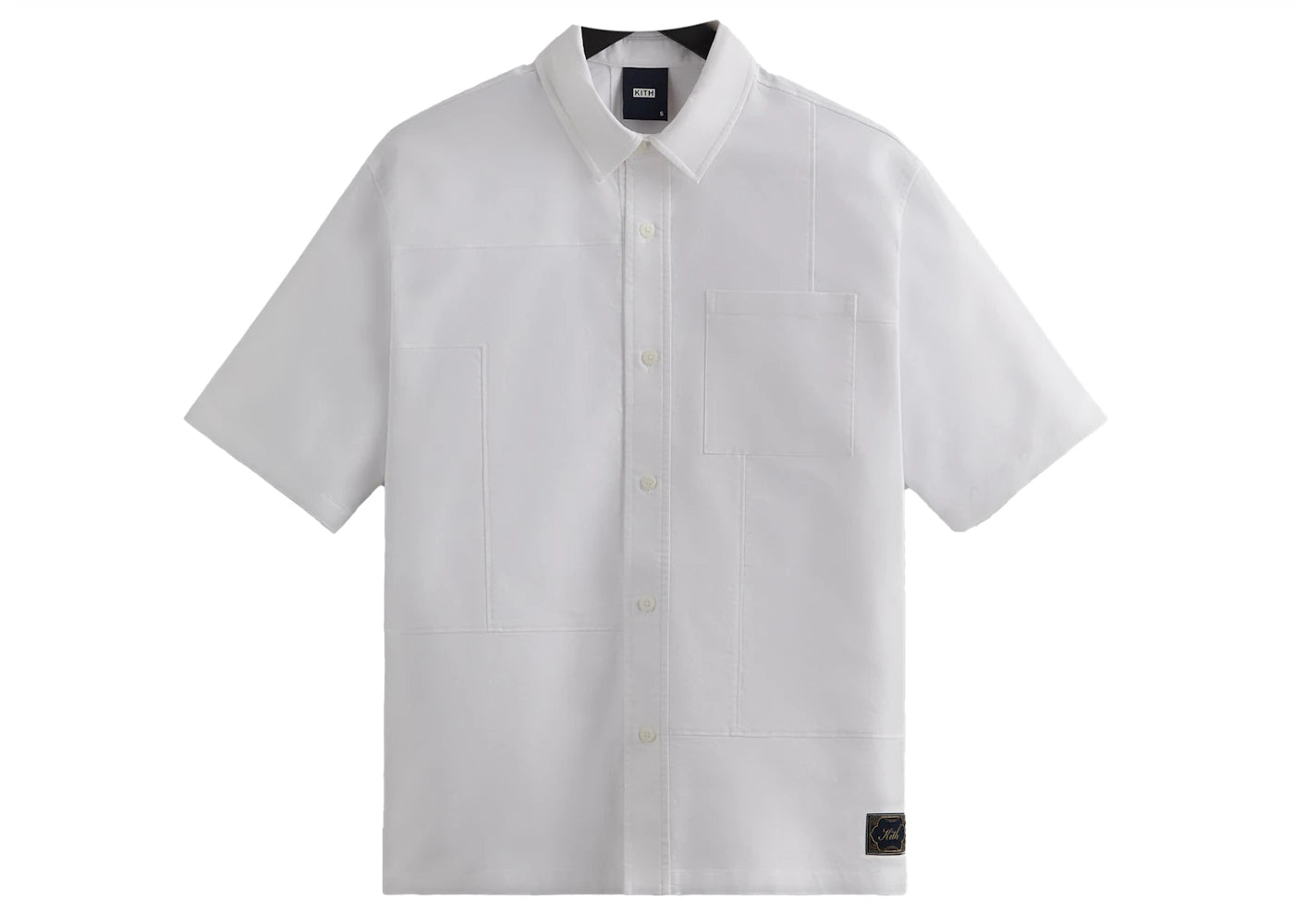 Kith Clayton Boxy Collared Overshirt White