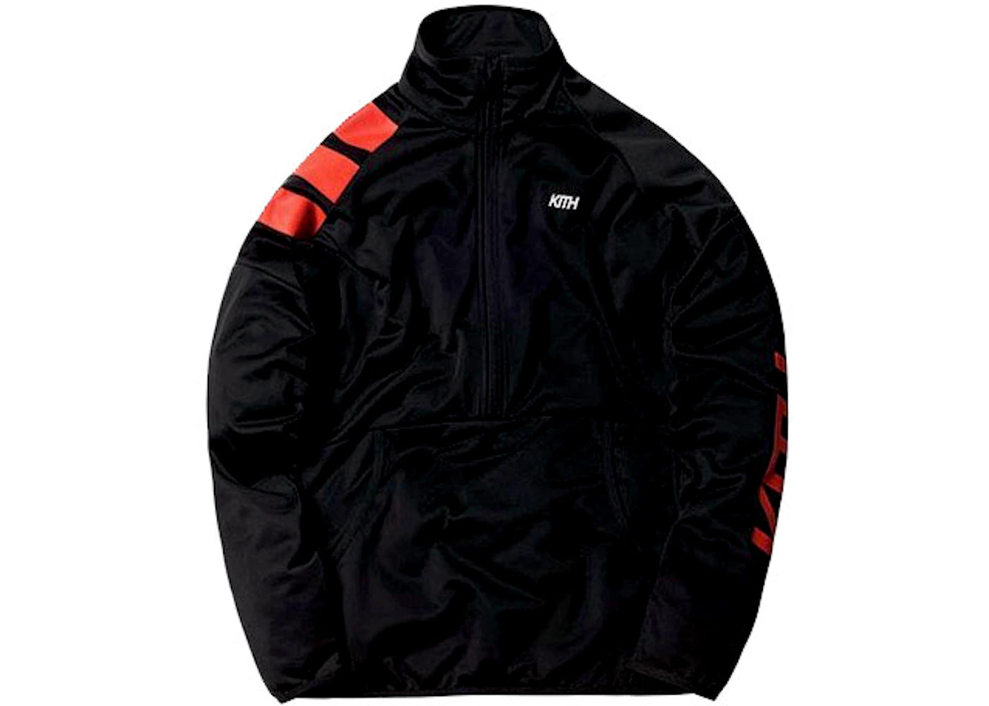 Kith Cobras Quarter Zip Jacket Black