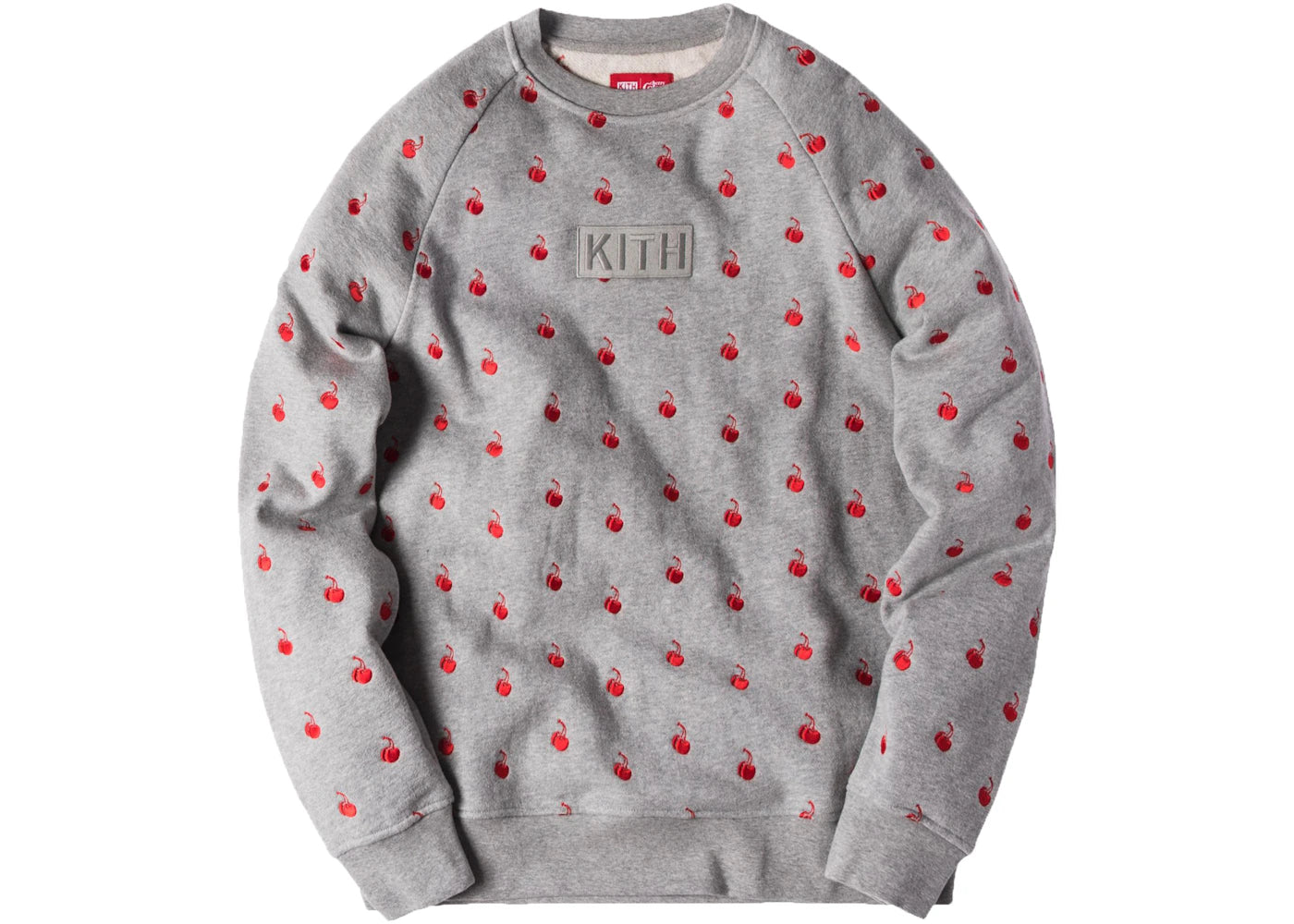 Kith Coca Cola Cherries Crewneck Heather Grey