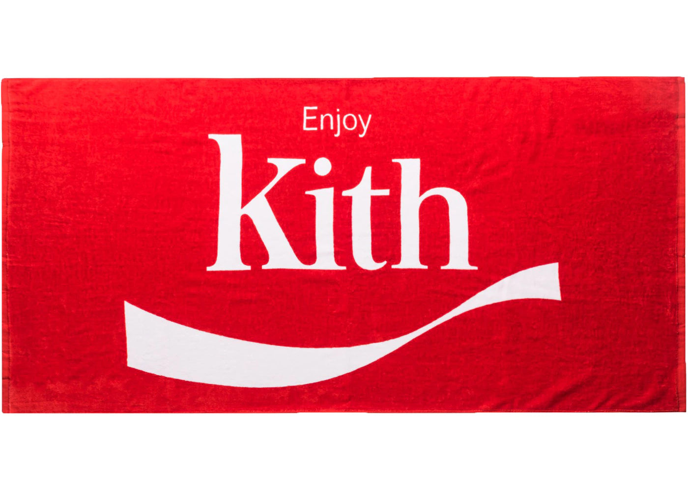 Kith Coca Cola Enjoy Beach Towel Red