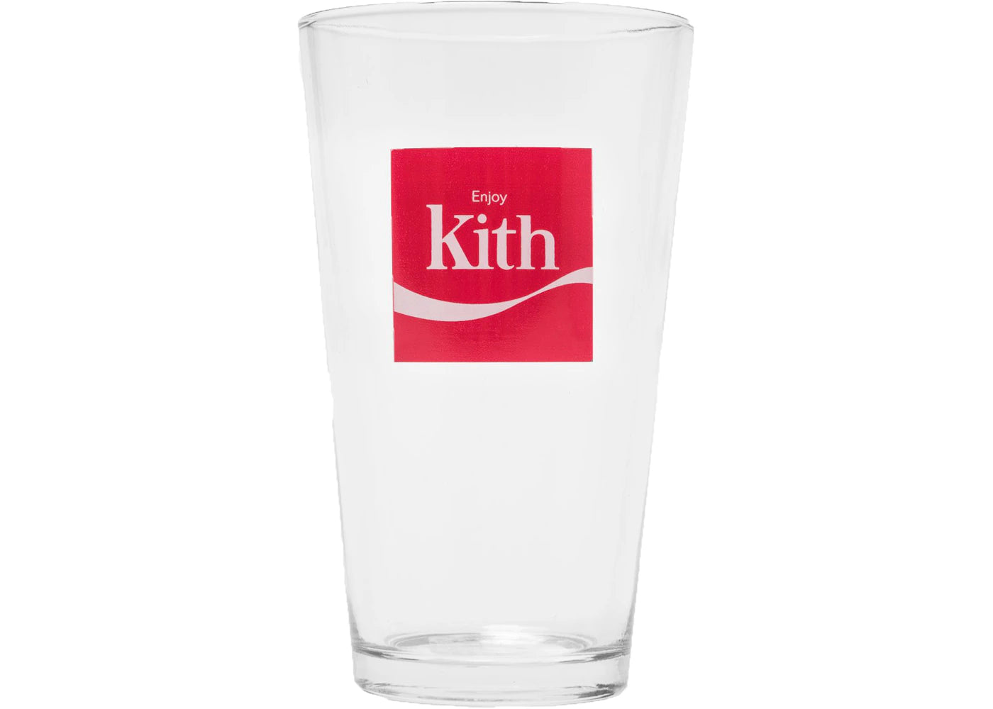 Kith Coca Cola Pint Glass Clear