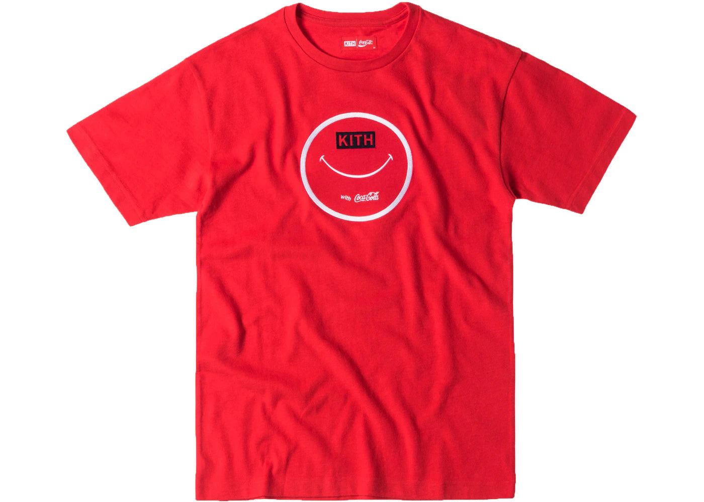 Kith Coca Cola Smile With Coke Tee Red