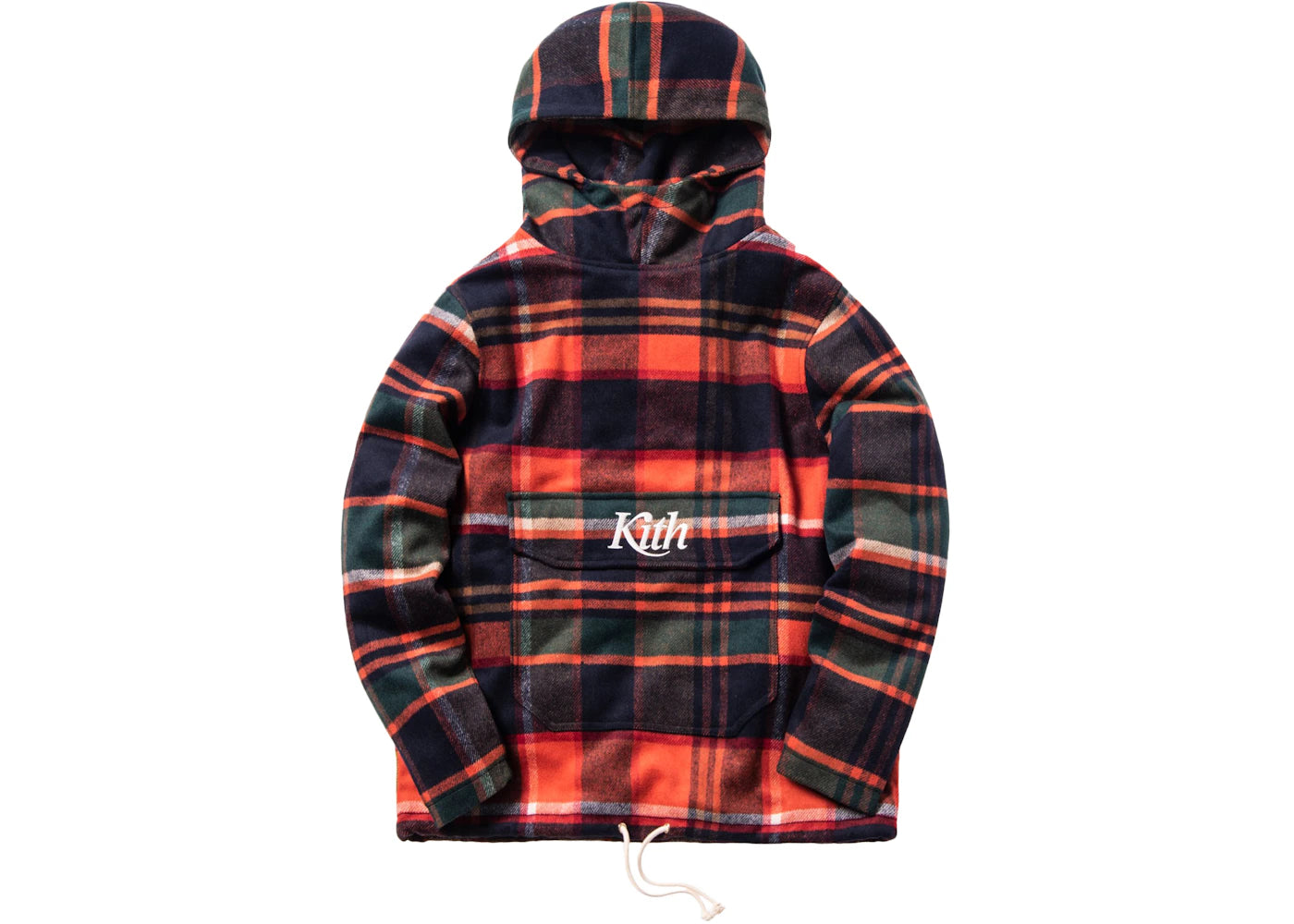 Kith Color-Blocked Harrison Plaid Flannel Pullover Multi