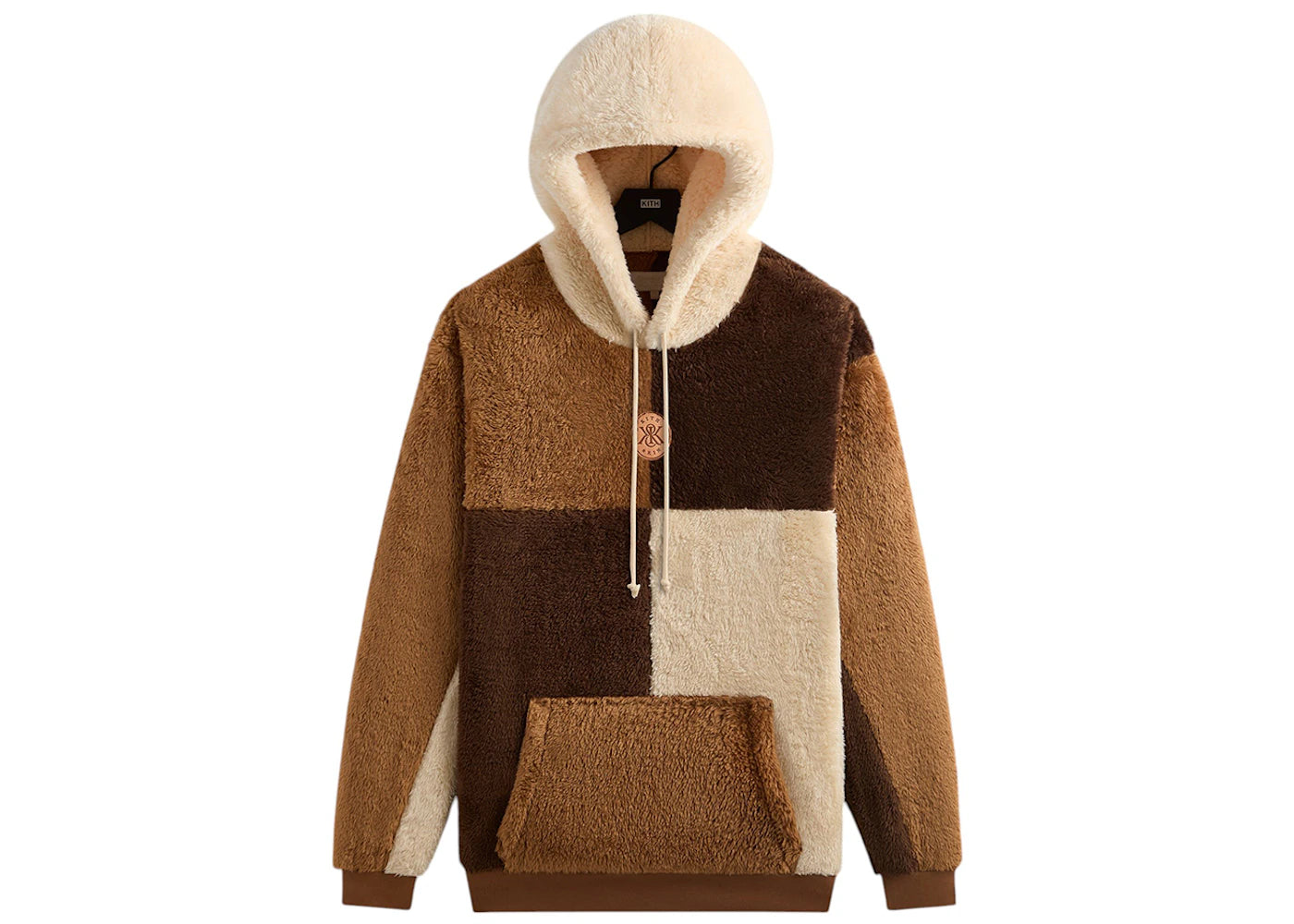 Kith Color-Blocked Plush Hoodie Curb